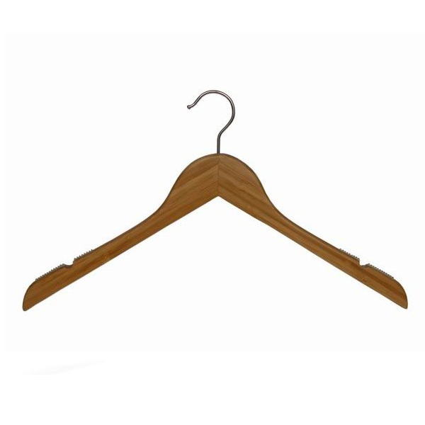 Non-slip Bamboo hangers wholesale