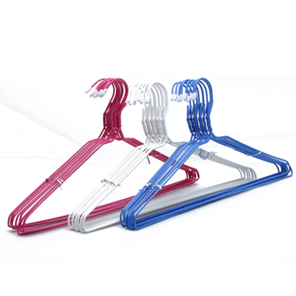 Steel PVC wholesale slim metal hangers