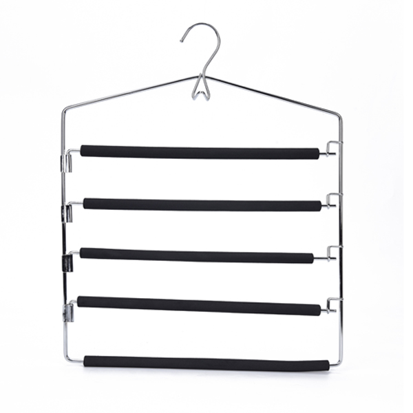 wholesale Steel EVA Metal pants Hangers